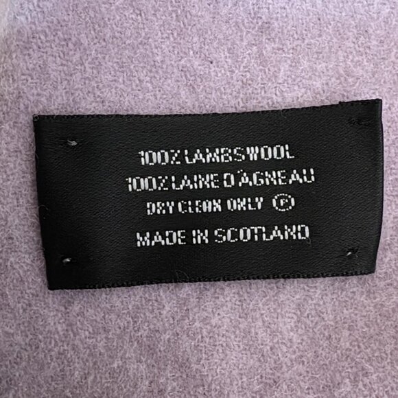 Auth DIOR/ChristianDior - Light Purple Wool Scarf - Picture 9 of 10
